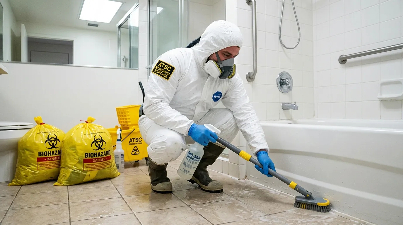 Decontamination equipment deployed for Blood Cleanup in Kyle